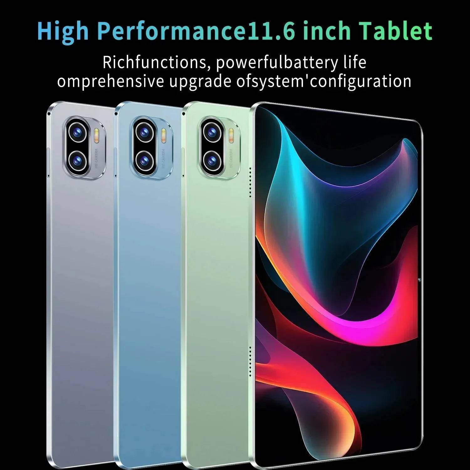 Tablet Android 2025 5G 13.0 Brand New 11.6 inch 16GB RAM 1TB - Loja Manuel Coelho