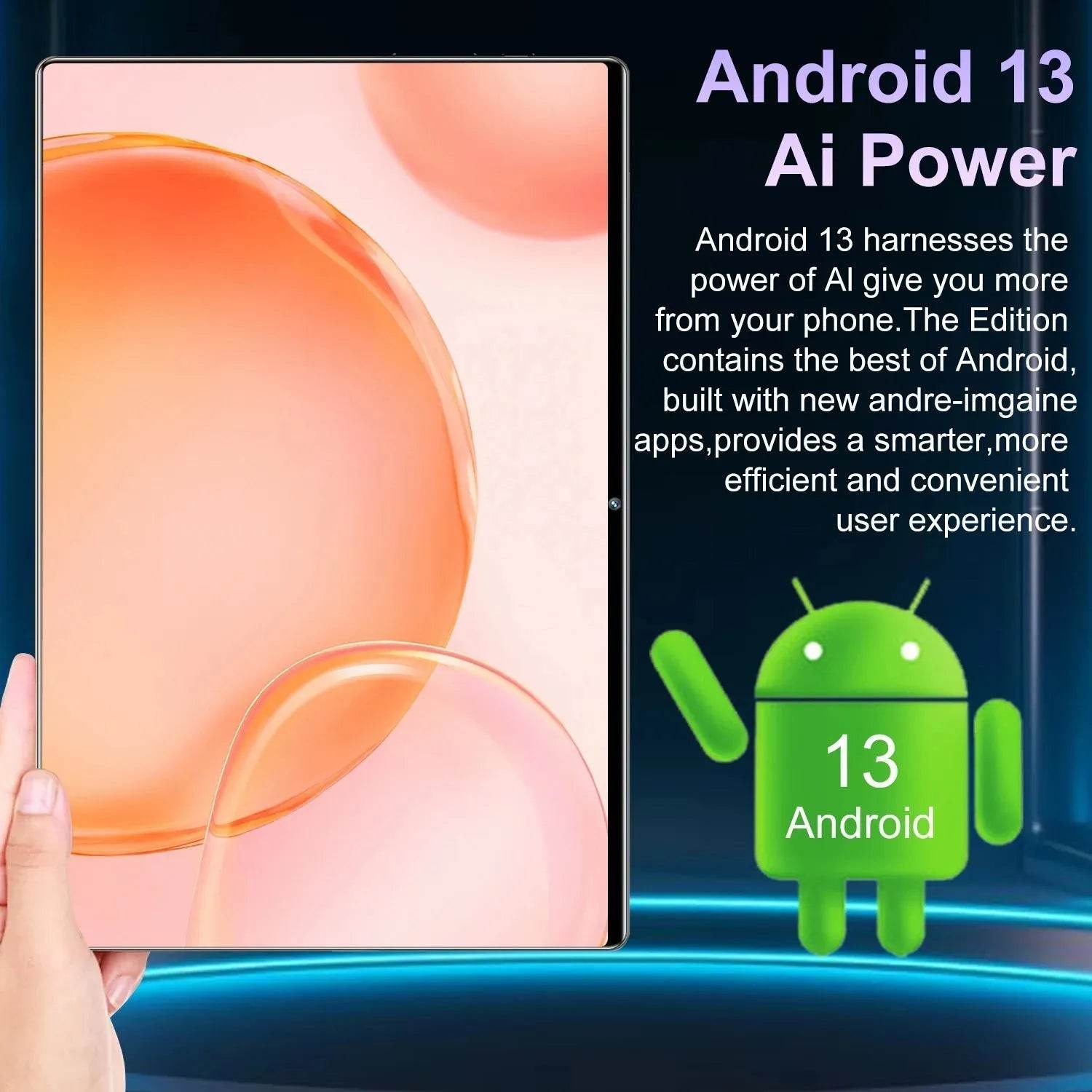 2025 New 5G Tablet 10.36Inch Android 13.0 Tablet MTK6797 16GB RAM 1TB ROM - Loja Manuel Coelho