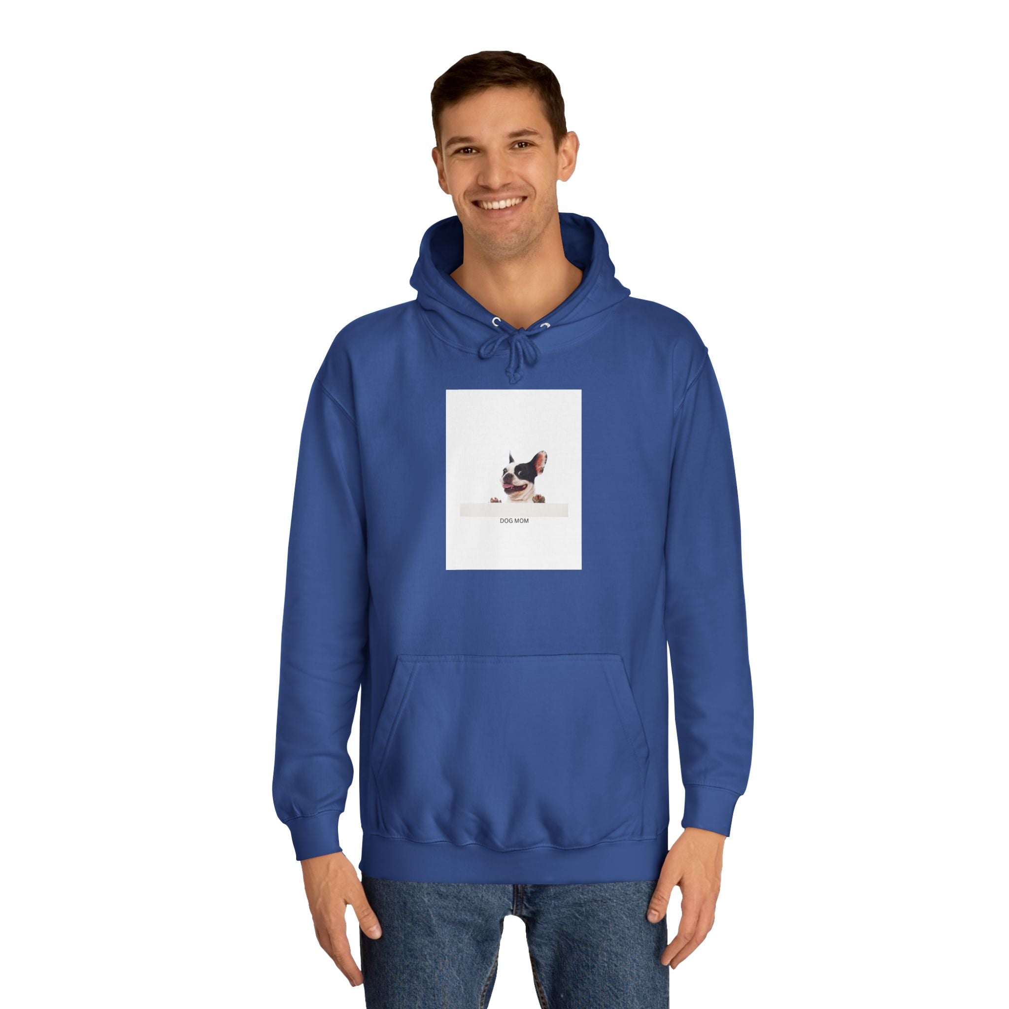 Unisex College Hoodie with Creative Design