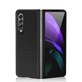 5G Folding Screen Mobile Phone F9160 Anti-Drop Carbon Fiber Pattern Mobile Phone Case