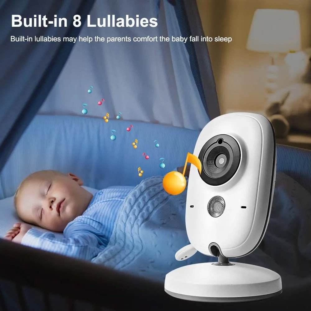 3.5 Inch Video Baby Monitor Nanny IR Night Vision Security Camera 2 Way Audio Video - Loja Manuel Coelho