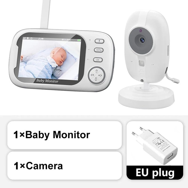 3.5 Inch Video Baby Monitor Nanny IR Night Vision Security Camera 2 Way Audio Video - Loja Manuel Coelho
