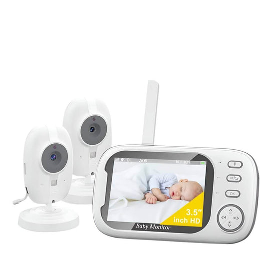 3.5 Inch Video Baby Monitor Nanny IR Night Vision Security Camera 2 Way Audio Video - Loja Manuel Coelho