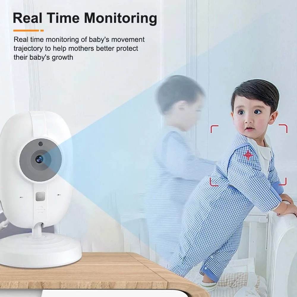 3.5 Inch Video Baby Monitor Nanny IR Night Vision Security Camera 2 Way Audio Video - Loja Manuel Coelho
