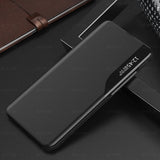 Half-window Holster Mobile Phone Case Side Display Dormancy Flip Cover