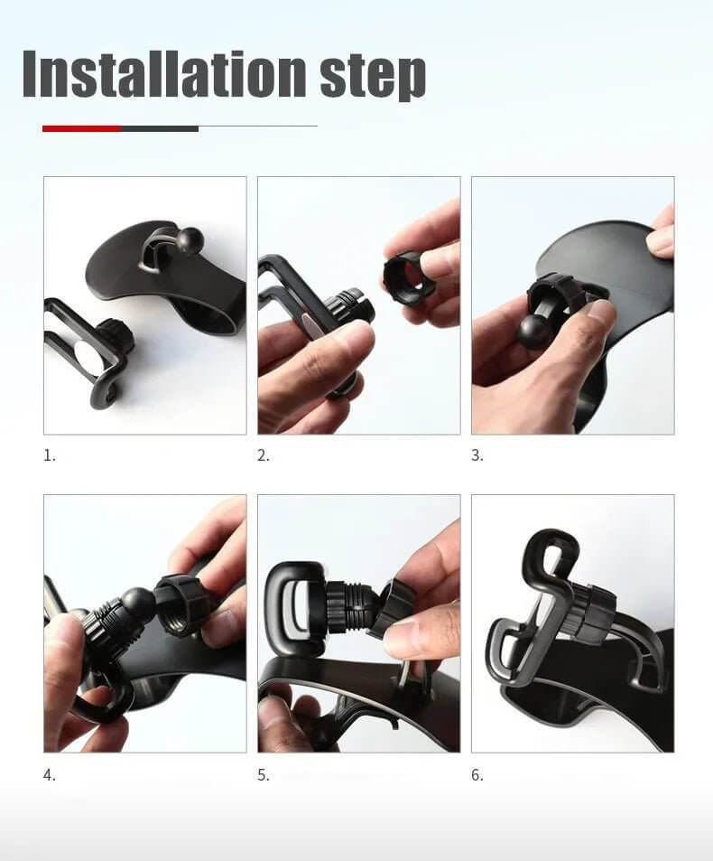 360° Rotatable Car Phone Holder | Universal Phone Stand - Loja Manuel Coelho