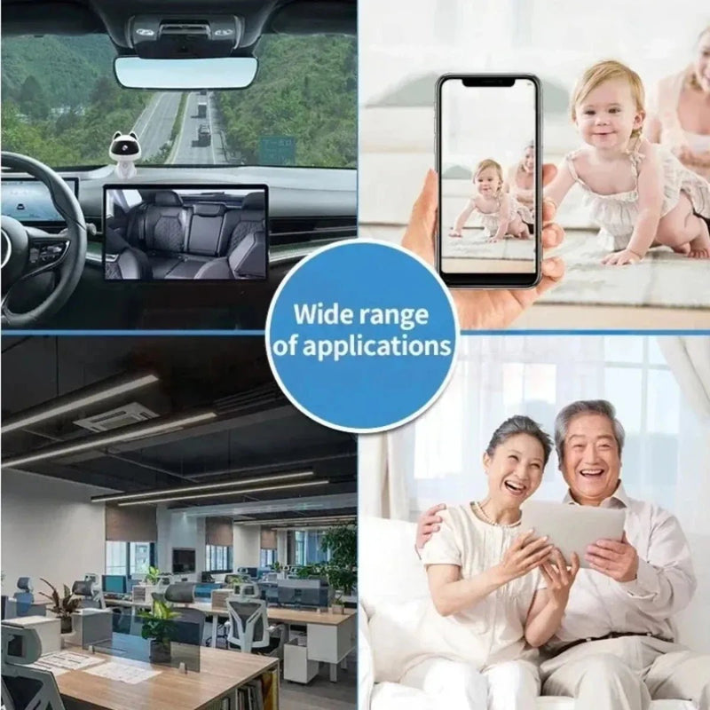 3MP Intelligent night vision two - way audio voice intercom wifi remote night vision - Loja Manuel Coelho