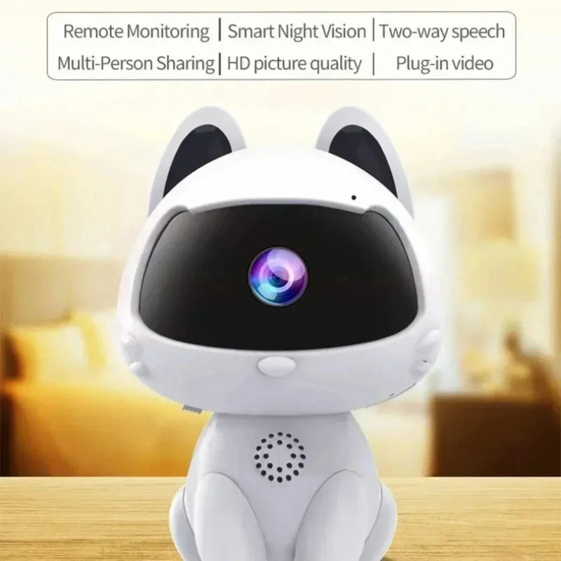 3MP Intelligent night vision two - way audio voice intercom wifi remote night vision - Loja Manuel Coelho