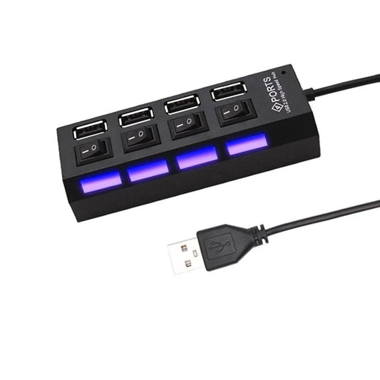 4-Port USB 2.0 Hub - Multi USB Splitter Expander - Loja Manuel Coelho