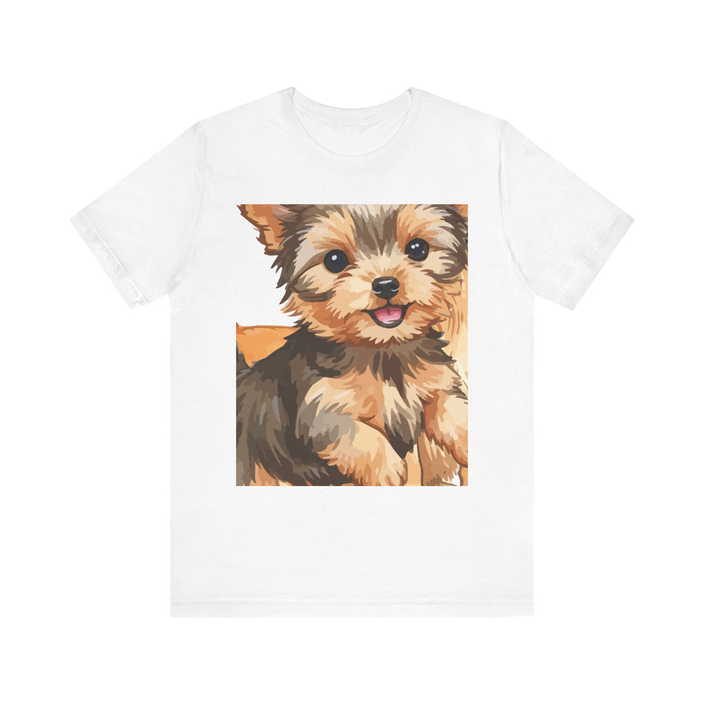 T-shirt com estampa de cachorrinho fofo, presente para amantes de animais de estimação, t-shirt com tema de cão