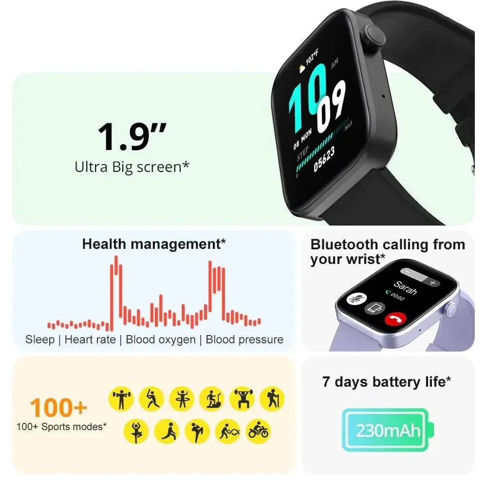 Smartwatch for Men Voice Calling Health Monitoring COLMI P71 - Loja Manuel Coelho