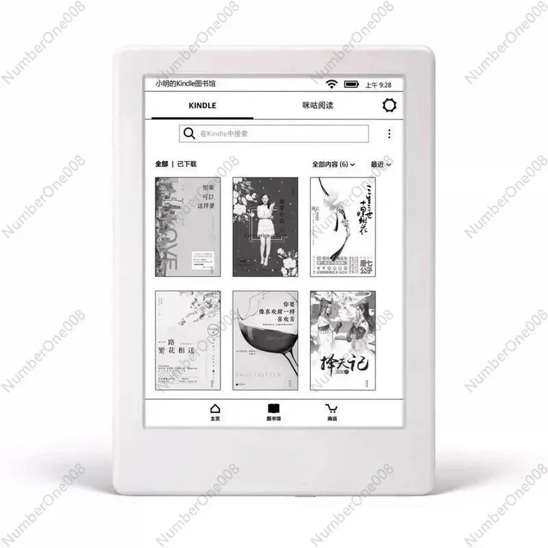K8 Novo Kindle Migu Versão Online Versão K6 558 Tela de Tinta Leitor de Livros Elétrico