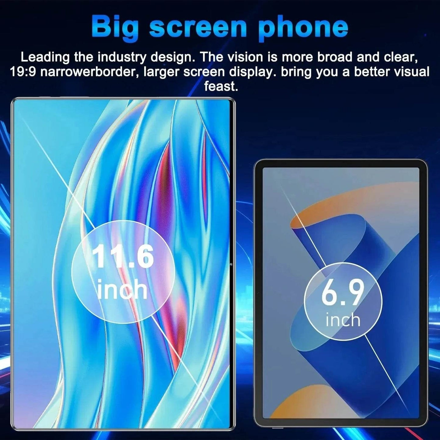 Tablet Android 2025 5G 13.0 Brand New 11.6 inch 16GB RAM 1TB - Loja Manuel Coelho