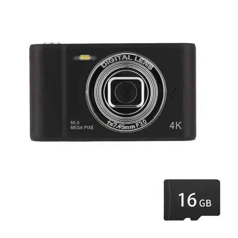 4K Digital Camera Travel Selfie Camara 50 Megapixels H2.4inch Screen - Loja Manuel Coelho