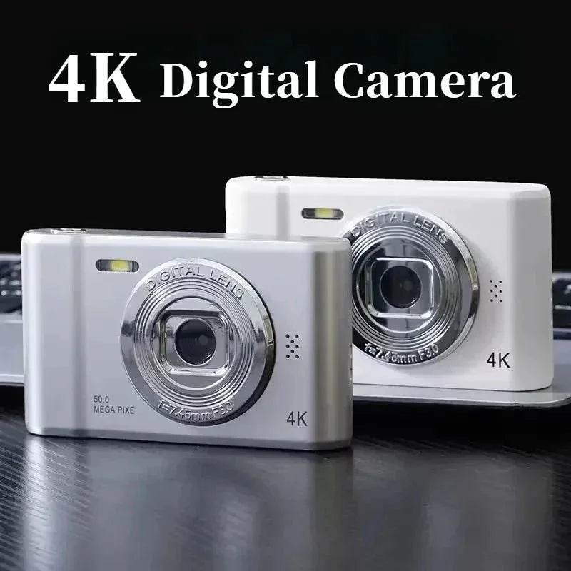4K Digital Camera Travel Selfie Camara 50 Megapixels H2.4inch Screen - Loja Manuel Coelho
