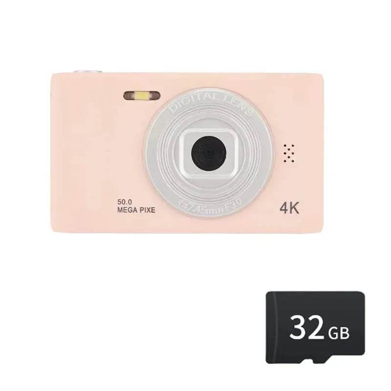 4K Digital Camera Travel Selfie Camara 50 Megapixels H2.4inch Screen - Loja Manuel Coelho