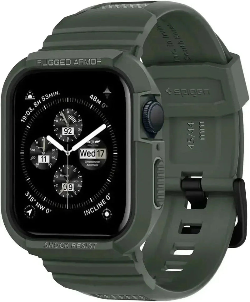 Rugged Armor Pro Designed for Apple Watch Ultra 2 Rubber Case with Band