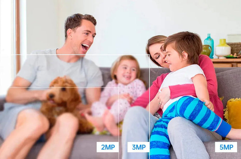 KERUI 5MP 4K Tuya Smart Mini WiFi IP Camera Indoor Wireless Home Security AI Human