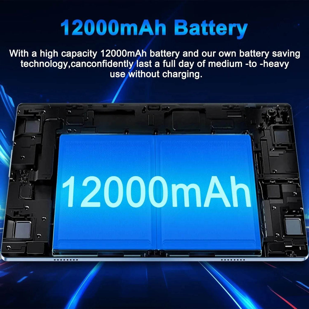 2025 New 5G Tablet 10.36Inch Android 13.0 Tablet MTK6797 16GB RAM 1TB ROM - Loja Manuel Coelho