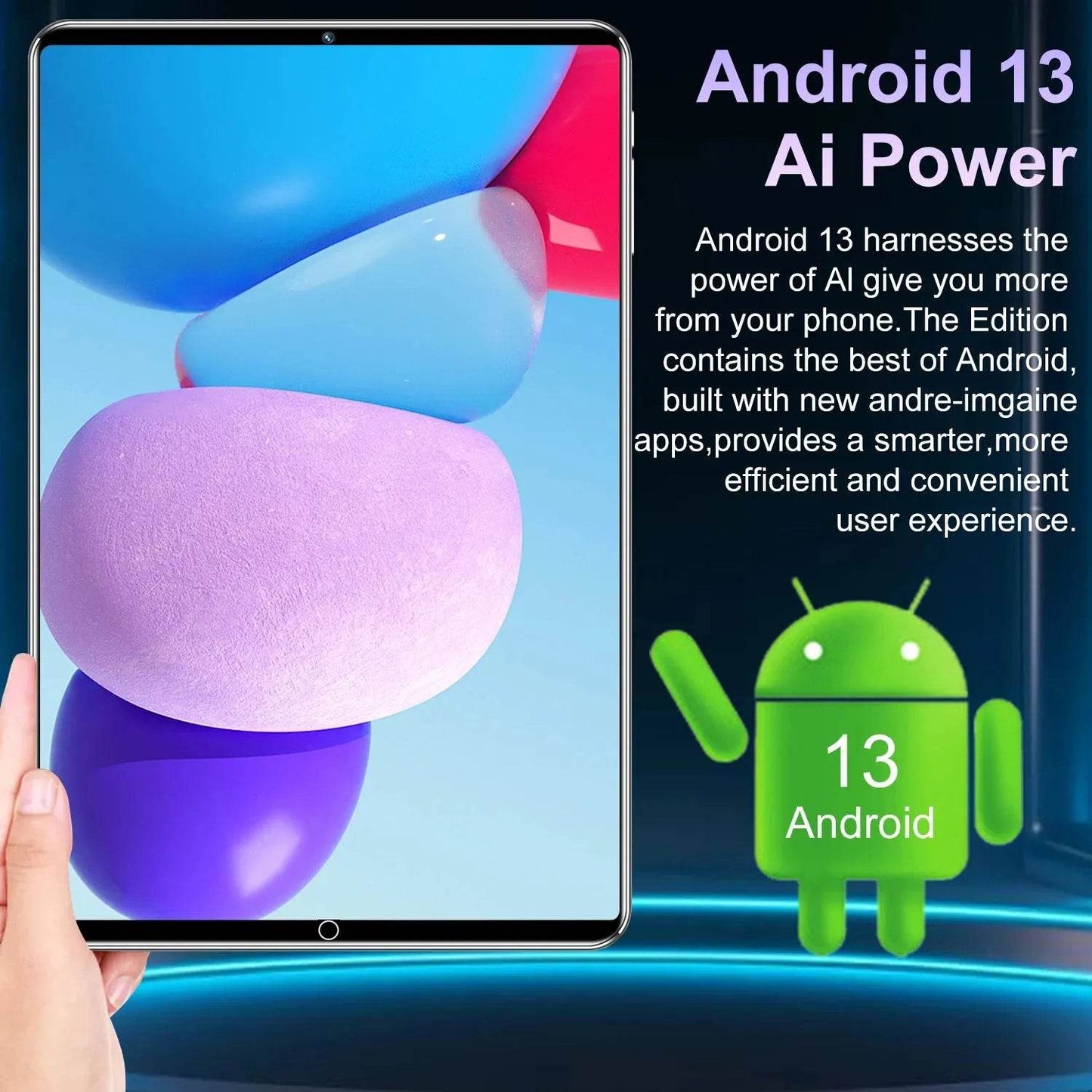 2025 5G New 10.36Inch Tablet Android 16GB RAM 1TB ROM Android 13.0 12000mAh - Loja Manuel Coelho