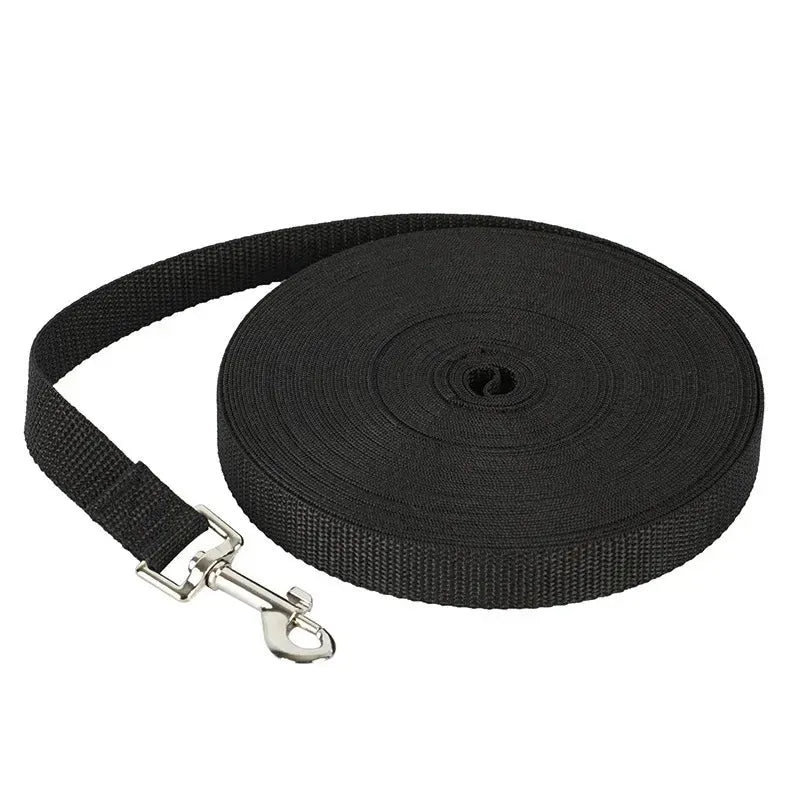 Coleira longa de nylon para cães de estimação, para cães pequenos e grandes, gatos, caminhadas ao ar livre, filhotes