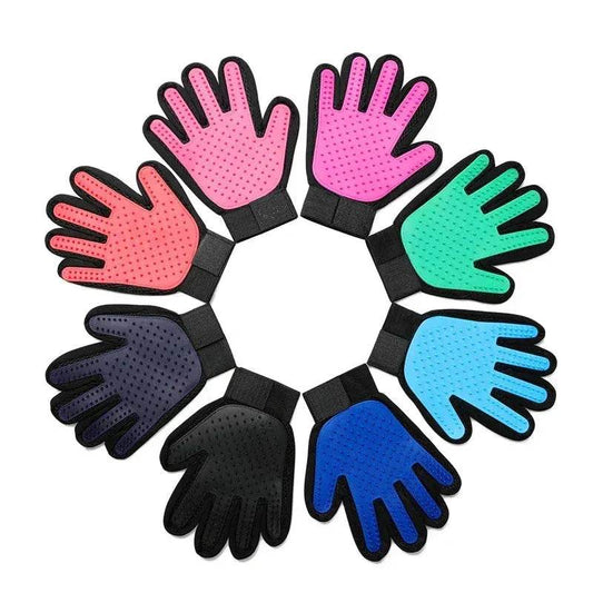 Silicone Pet Grooming Gloves for Cats & Dogs - Loja Manuel Coelho