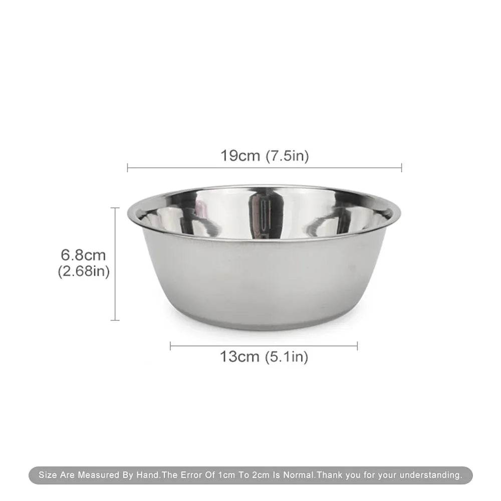 Stainless Steel Dog Bowl for Cats & Dogs - Cartoon Design - Loja Manuel Coelho