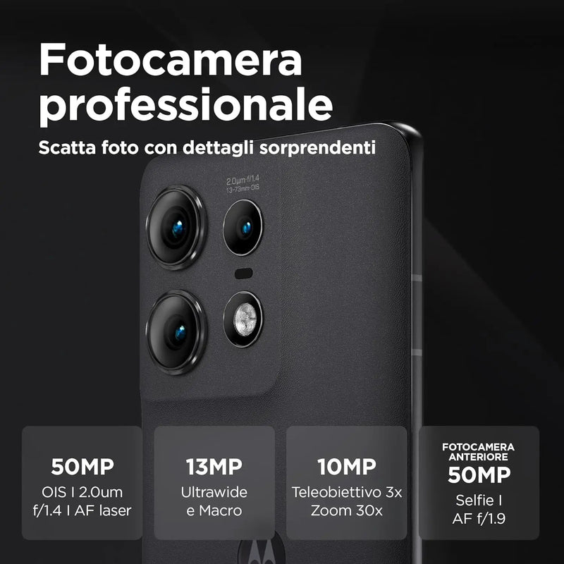 Smartphone Motorola Edge 50 Pro 5G com tela OLED de 6,7'' e Snapdragon® 7 Gen 3