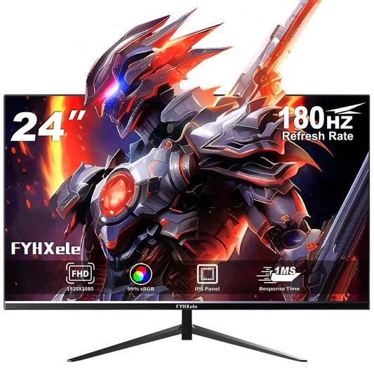 FYHXele 24Inch 180Hz Gaming Monitor 1K FHD Computer Display 1ms Response Time - Loja Manuel Coelho