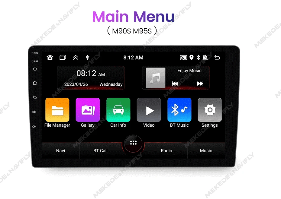 MEKEDE UIS7862S Car Radio Wireless Carplay for BMW, Benz - Loja Manuel Coelho