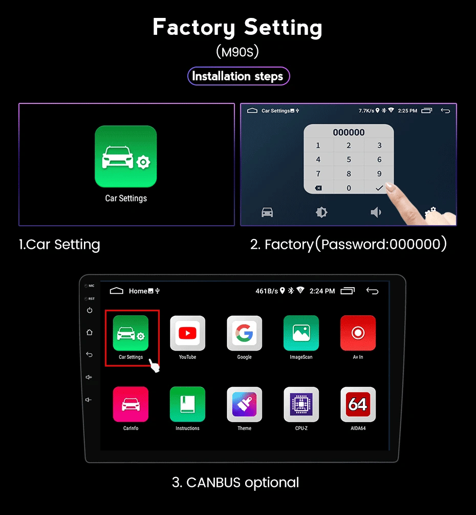 MEKEDE UIS7862S Car Radio Wireless Carplay for BMW, Benz - Loja Manuel Coelho