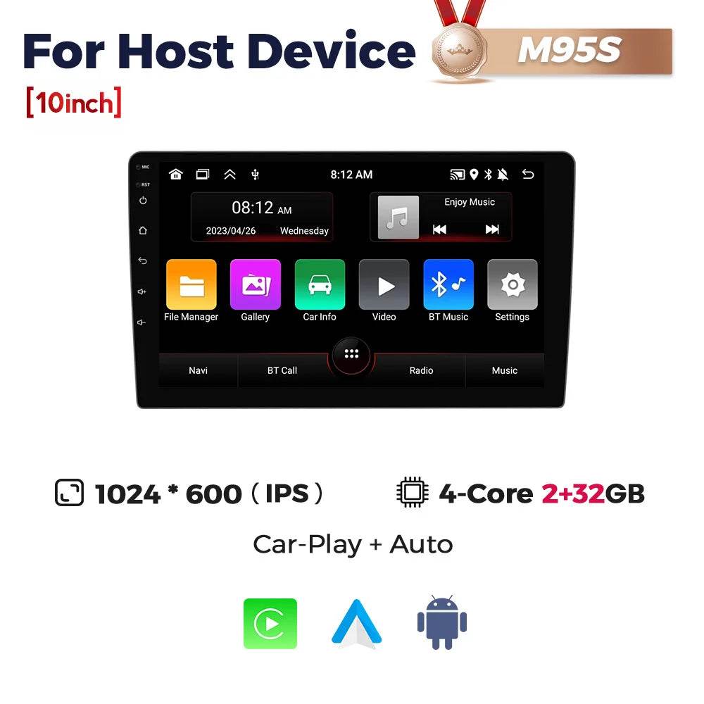 MEKEDE UIS7862S Car Radio Wireless Carplay for BMW, Benz - Loja Manuel Coelho