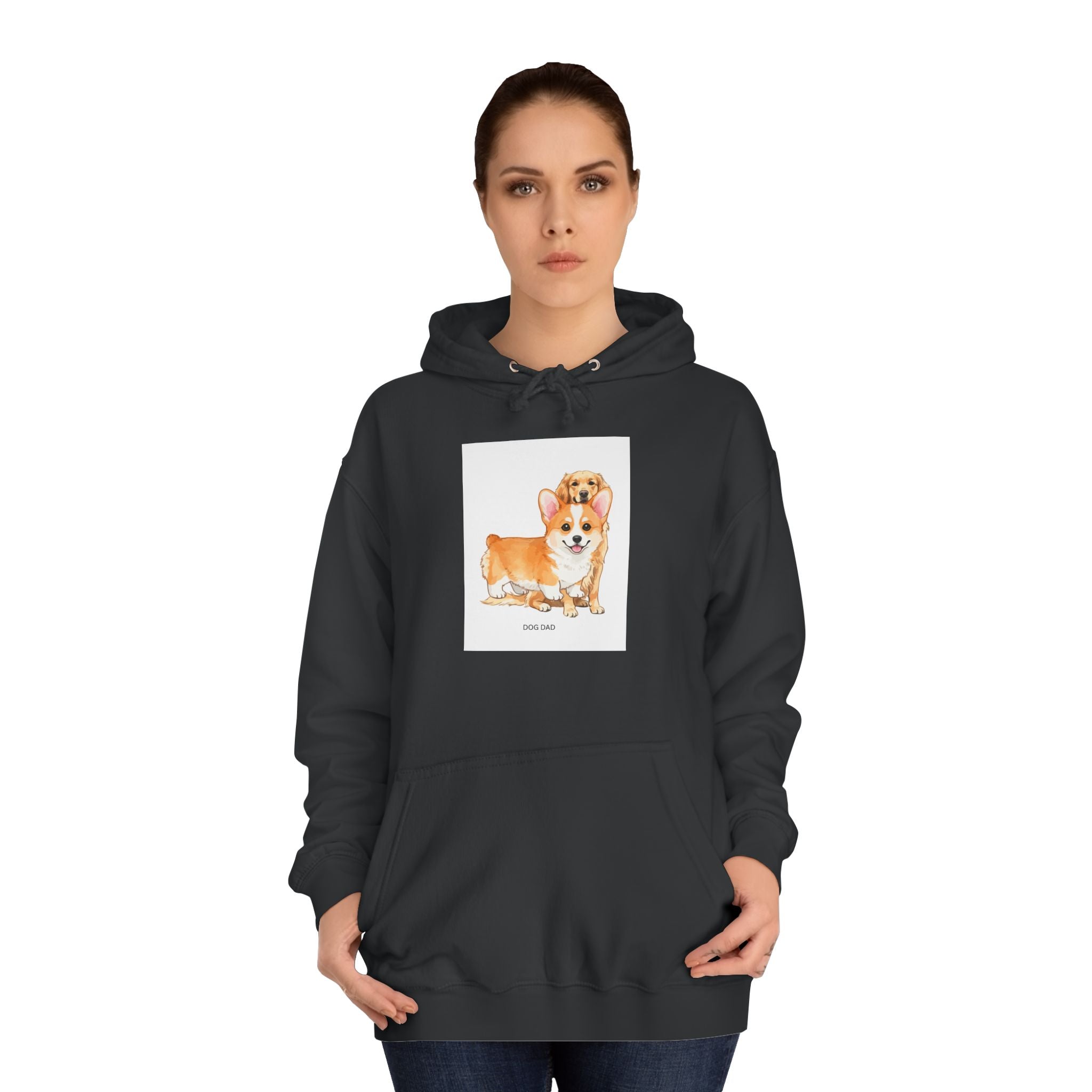 Sweatshirt com capuz para amantes de cães