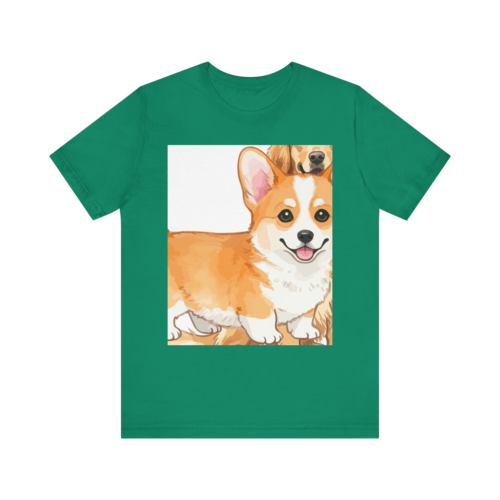 T-shirt unissexo de manga curta Corgi Love para amantes de cães