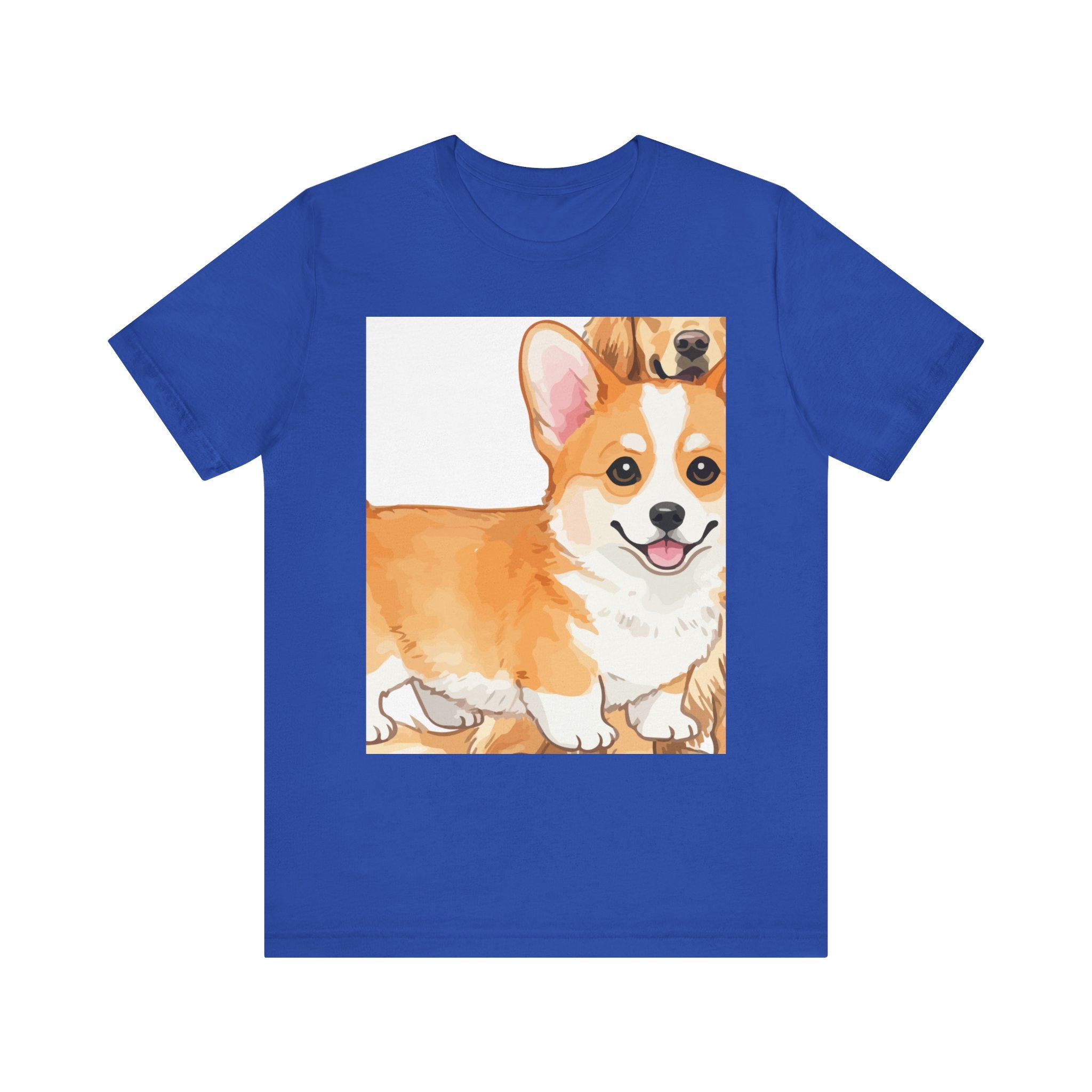 T-shirt unissexo de manga curta Corgi Love para amantes de cães