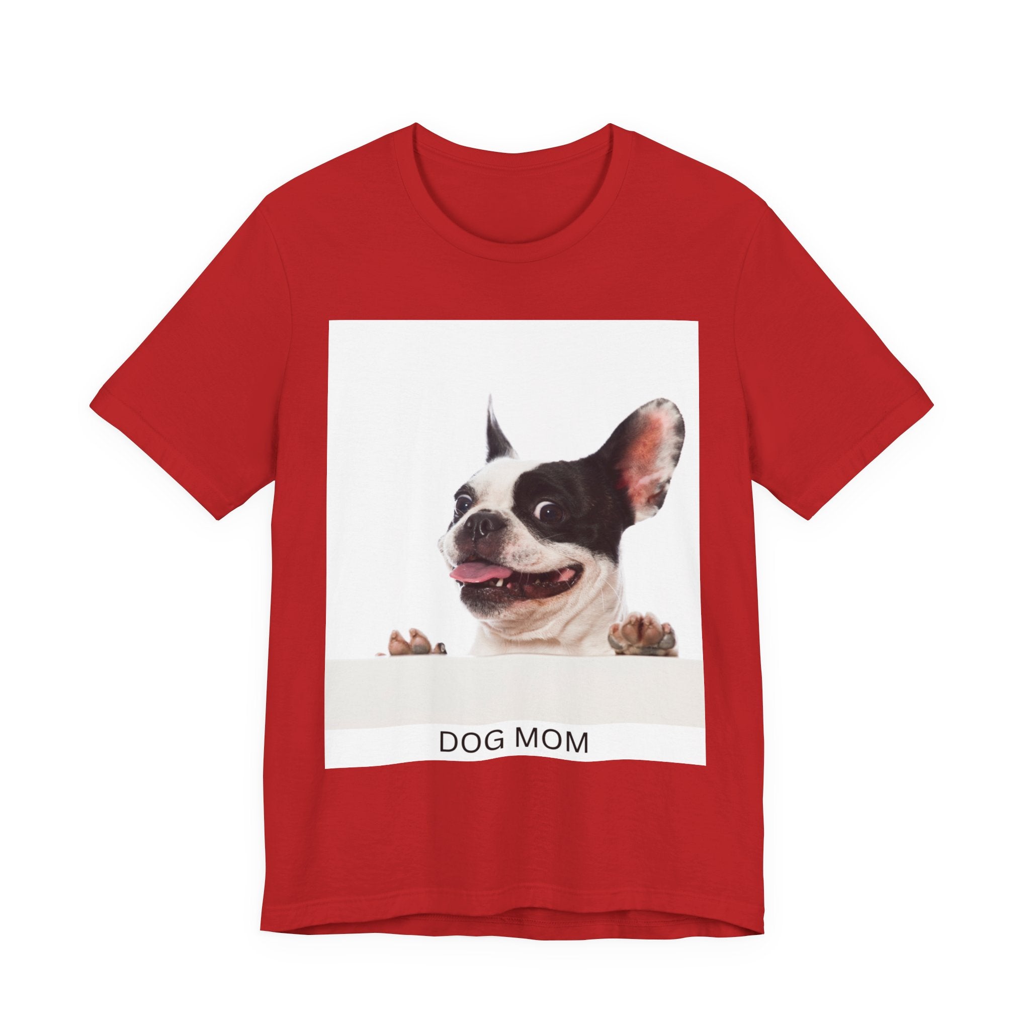 T-shirt unissexo Dog Mom, presente perfeito para amantes de animais de estimação, roupa para amantes de animais