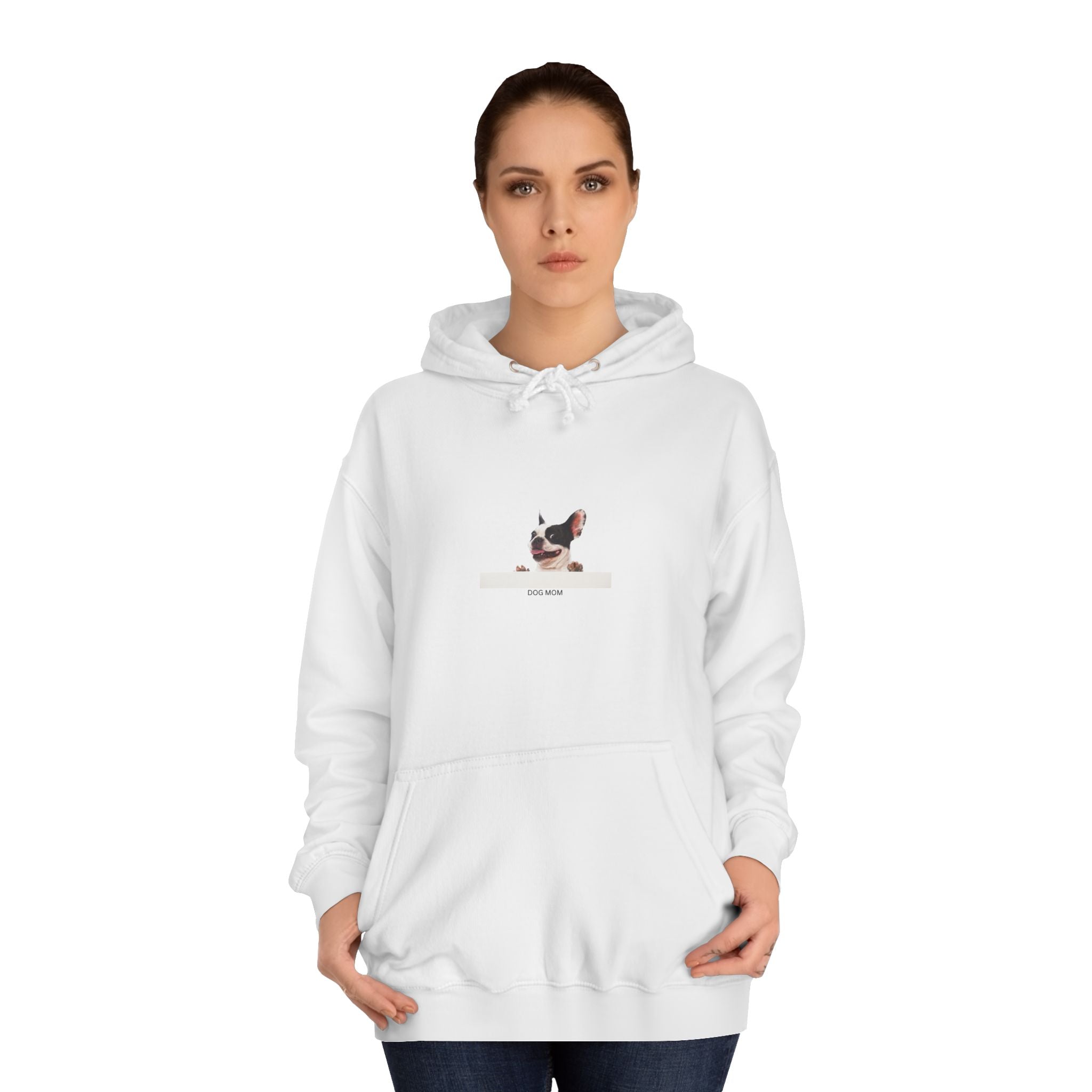 Unisex College Hoodie with Creative Design
