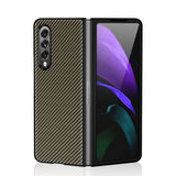 5G Folding Screen Mobile Phone F9160 Anti-Drop Carbon Fiber Pattern Mobile Phone Case