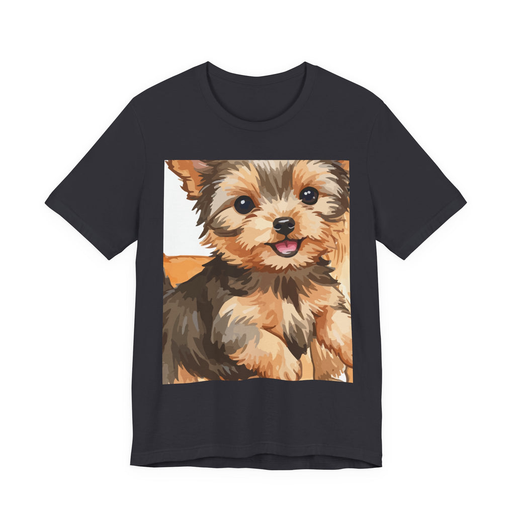 T-shirt com estampa de cachorrinho fofo, presente para amantes de animais de estimação, t-shirt com tema de cão