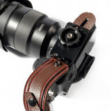 Camera leather wristband