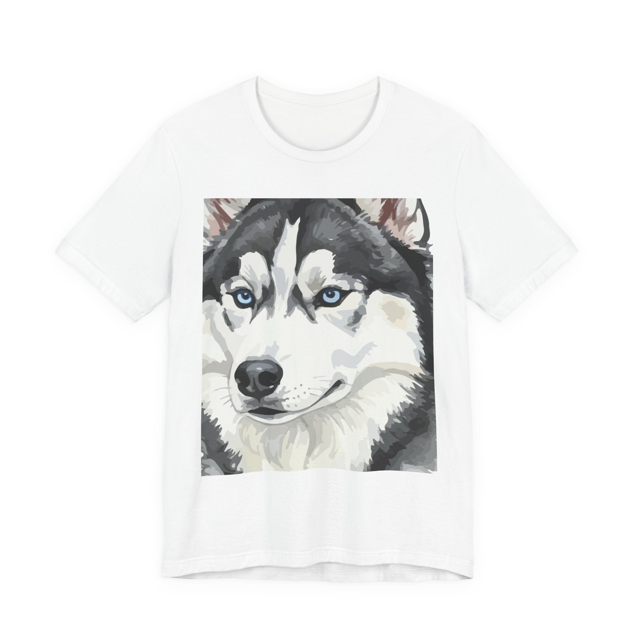 Husky Print Tee | Dog Lover Gift, Casual Wear, Birthday Present