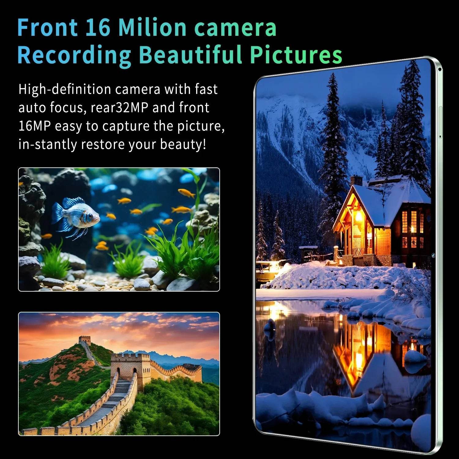 Tablet 2025 New 5G 11.6 inch Android 13.0 Phablet MTK6797 - Loja Manuel Coelho