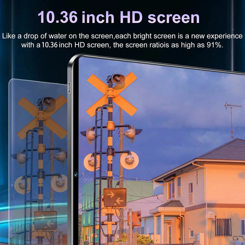 2025 5G New 10.36Inch Tablet Android 16GB RAM 1TB ROM Android 13.0 12000mAh - Loja Manuel Coelho