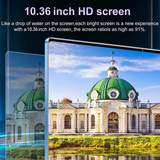 2025 5G New 10.36Inch Tablet Android 16GB RAM 1TB ROM Android 13.0 12000mAh