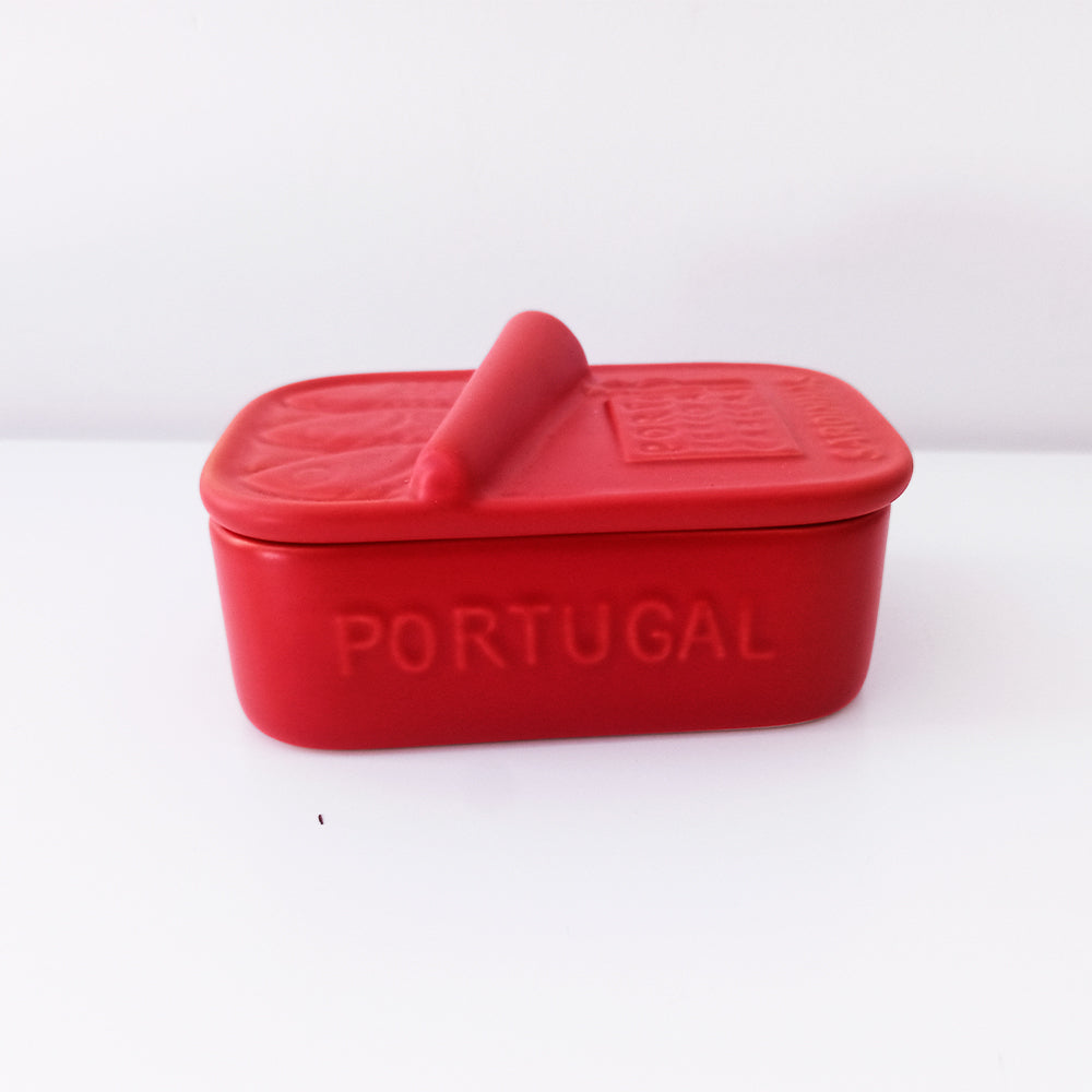 Caixa de Sabão em Cerâmica - Sardinhas Portuguesas