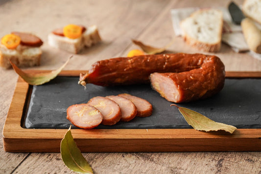 Chouriço de Frango 180g - Salsicha Fumada de Ponte de Lima