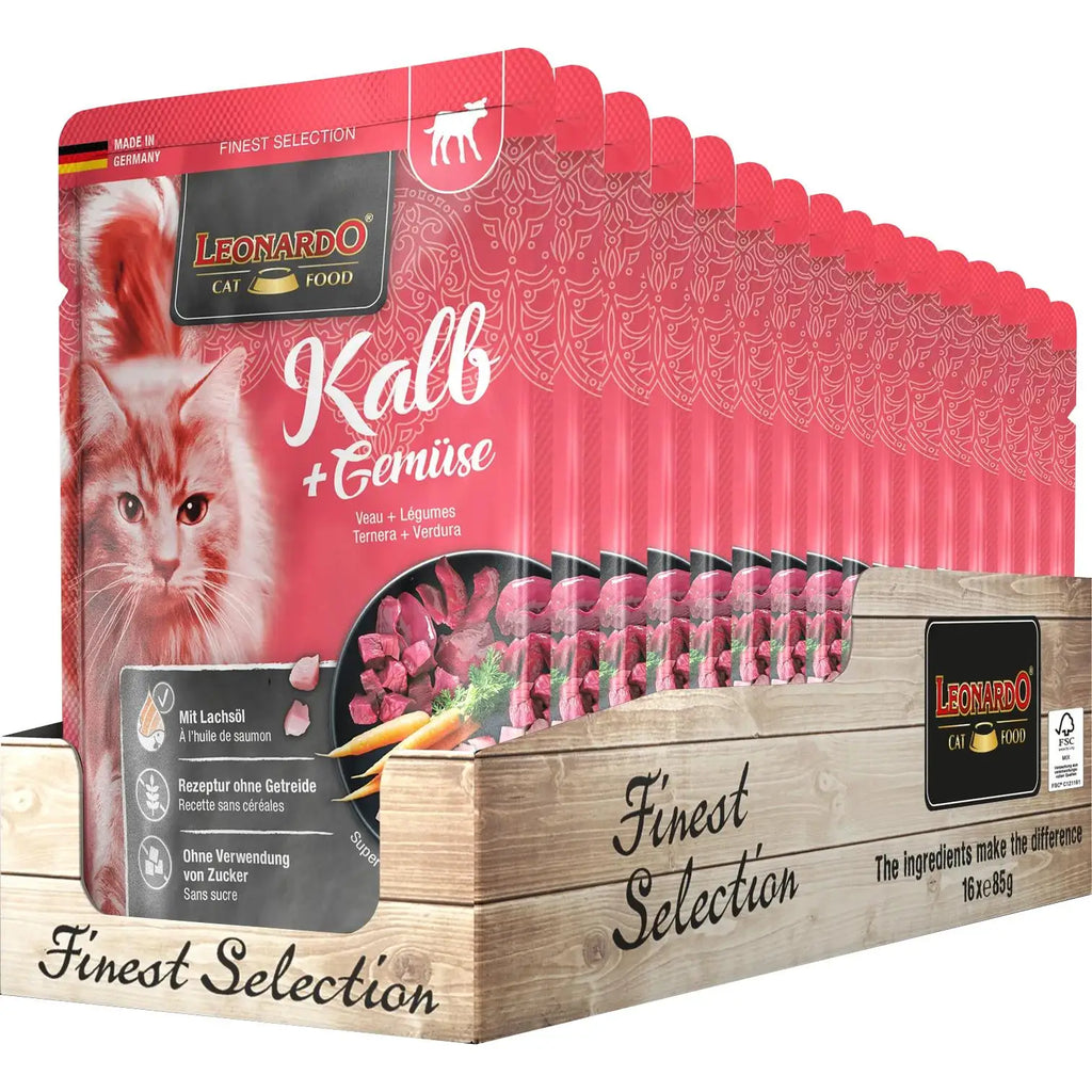 Leonardo finest selection - premium wet food for cats