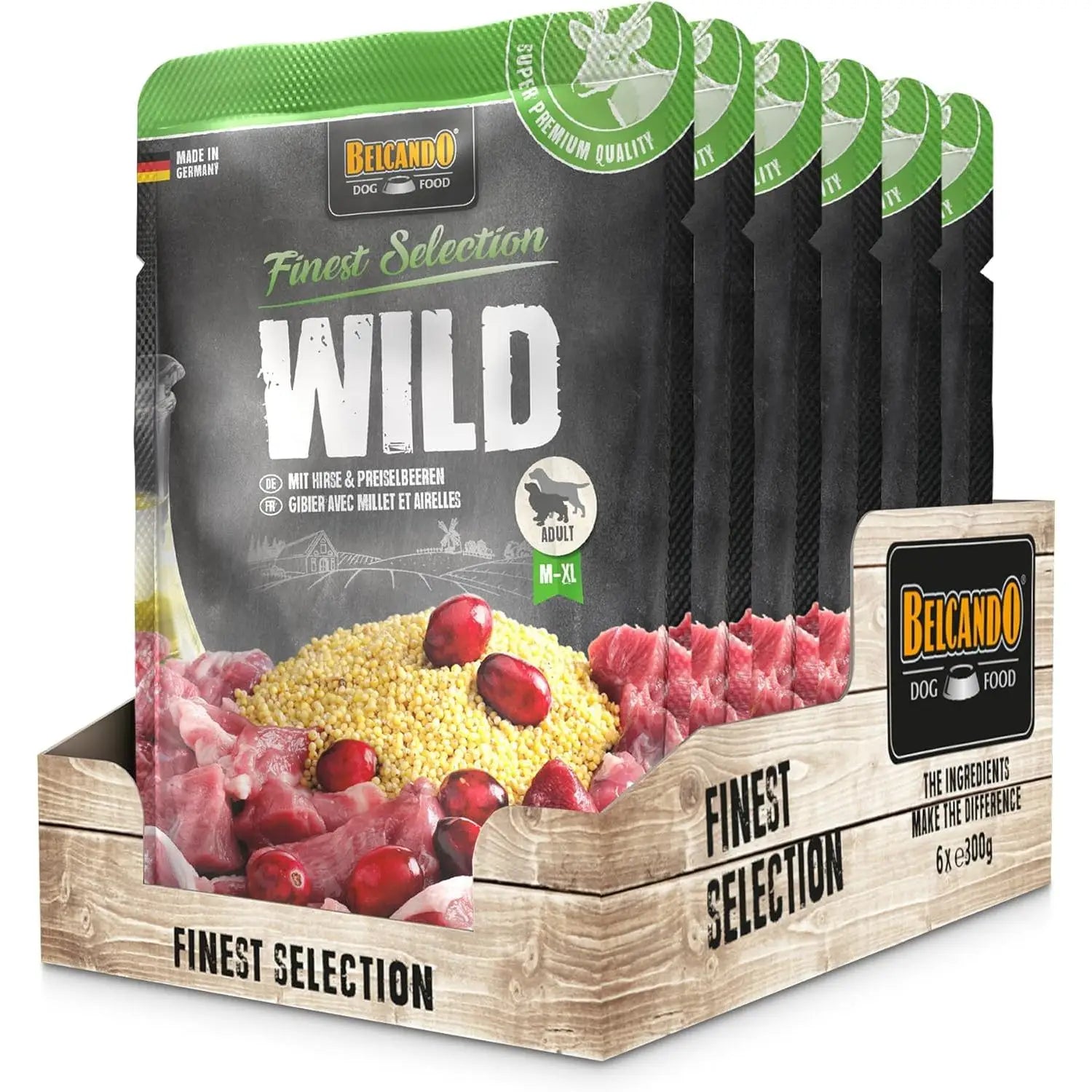 premium wet dog food Belcando natural