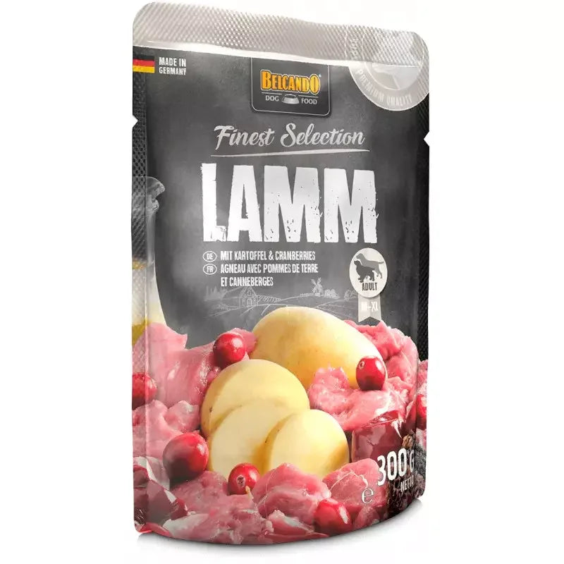 Ração húmida premium para cães Belcando Natural