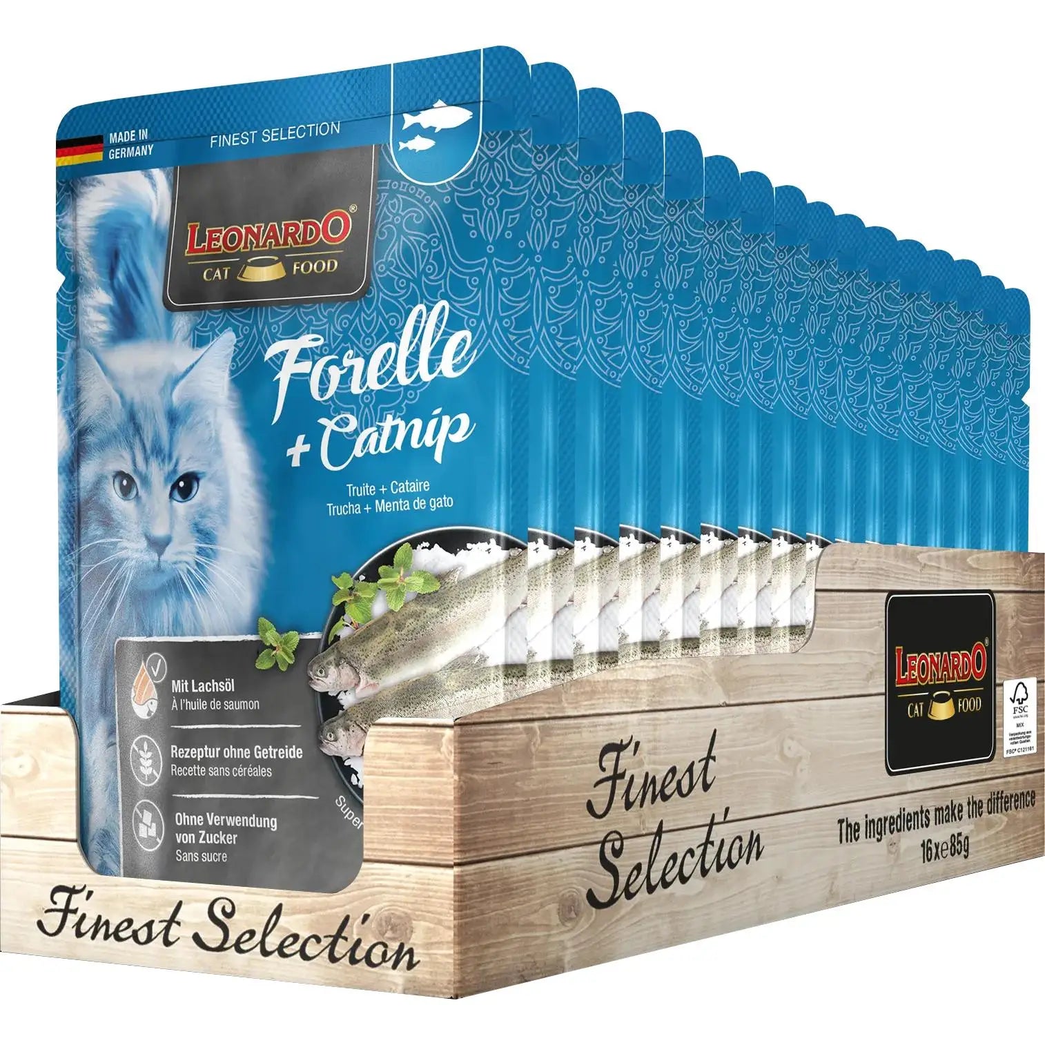 Leonardo finest selection - premium wet food for cats
